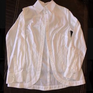 White collared blouse
